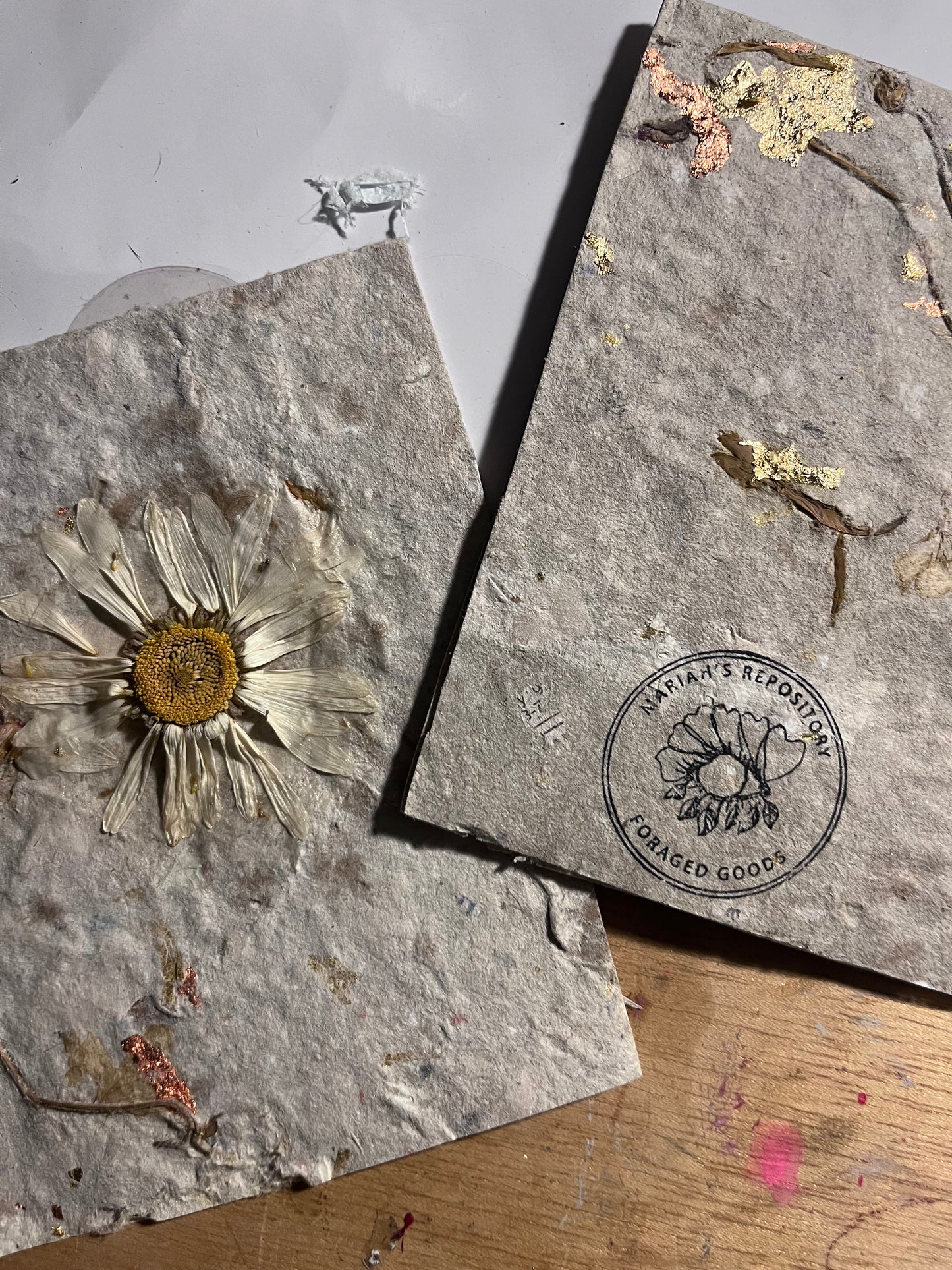 Daisy Batch - Single Handmade Paper Card